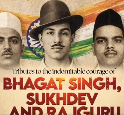 Prime Minister Narendra Modi paid tribute to Bhagat Singh, Rajguru, and Sukhdev on Martyrs' Day.