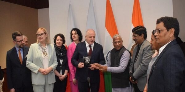 Parliamentary delegation from Portugal meets Rajya Sabha Deputy Chairman Harivansh