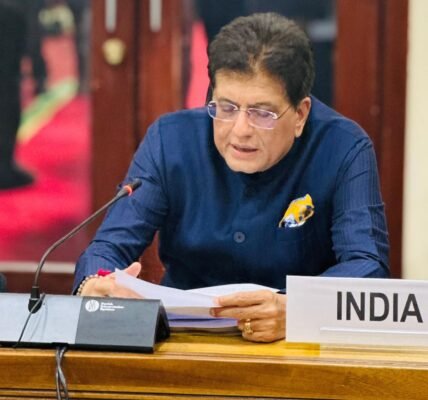 Piyush Goyal called for the implementation of reforms at the WTO