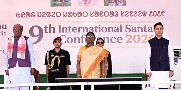 President Draupadi Murmu participated in the 9th International Santhal Conference held in Darjeeling, West Bengal today.