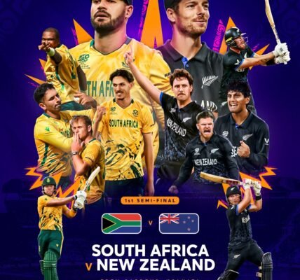 South Africa will face New Zealand in the first semi-final of the ICC T20 World Cup today.