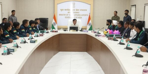 Sports Minister Dr. Mansukh Mandaviya has urged lacrosse teams to aim for qualification for the 2028 Los Angeles Olympics.