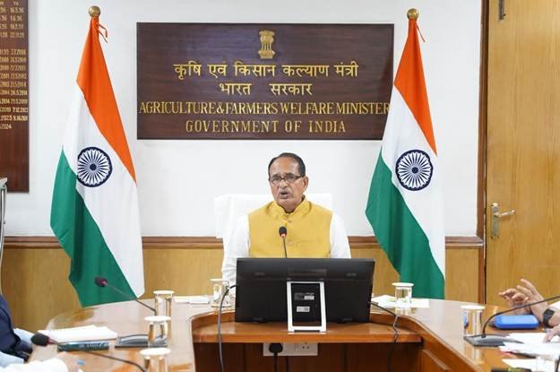 Union Agriculture Minister Shivraj Singh Chouhan conducted a high-level review of the overall status of the country agricultural sector in New Delhi.