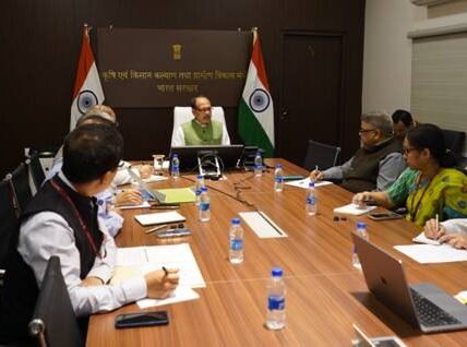 Union Agriculture Minister Shivraj Singh Chouhan presided over a high-level meeting to ensure the stability of the agricultural sector amidst global crises.