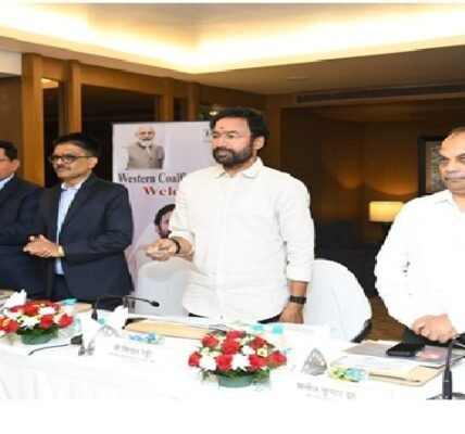 Union Coal Minister G. Kishan Reddy inaugurated several projects at WCL.