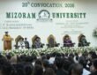 Vice President C.P. Radhakrishnan addressed the 20th convocation of Mizoram University