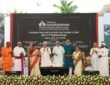 Vice President C.P. Radhakrishnan today laid the foundation stone of Chetana Ganashram in Thrissur, Kerala.