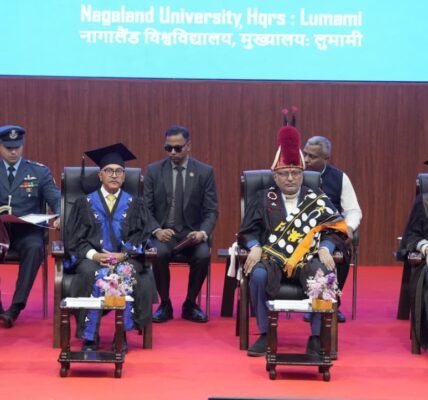 Vice President addresses the 8th Convocation of Nagaland University at Lumami