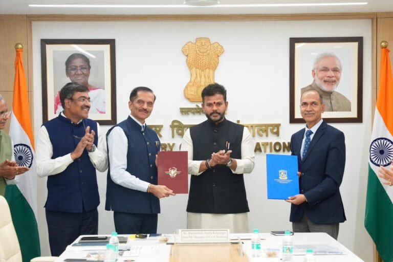 विमानन सुरक्षा में आत्मनिर्भरता को सुदृढ़ करने की दिशा में बीसीएएस और आरआरयू के बीच समझौता ज्ञापन हुआ