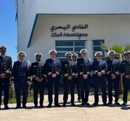 Commanding Officer of INS Sudarshini held discussions with senior Moroccan naval officers
