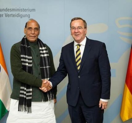 Defence Minister held bilateral talks with his German counterpart in Berlin and discussed measures to further strengthen the India-Germany strategic defence partnership
