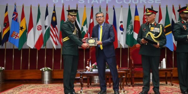 Defence Secretary attended the Convocation Ceremony of the 81st Staff Course at the Defence Services Staff College (DSSC) in Wellington