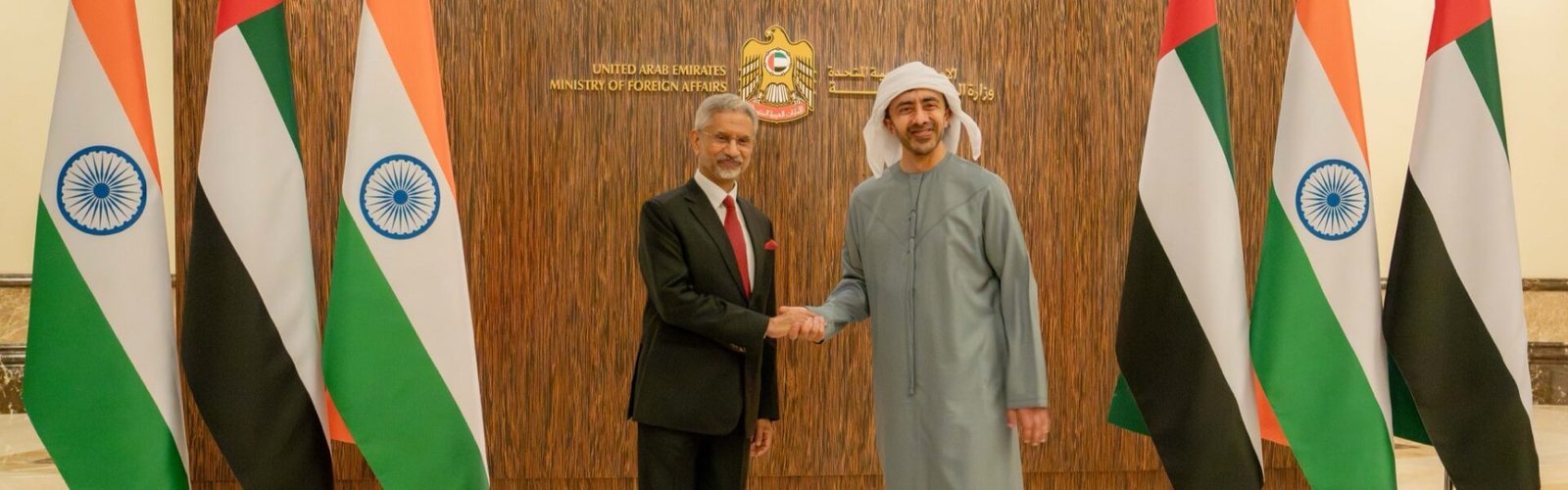 EAM Dr. Jaishankar held discussions with the Deputy Prime Minister and Foreign Minister of the UAE regarding the regional situation.