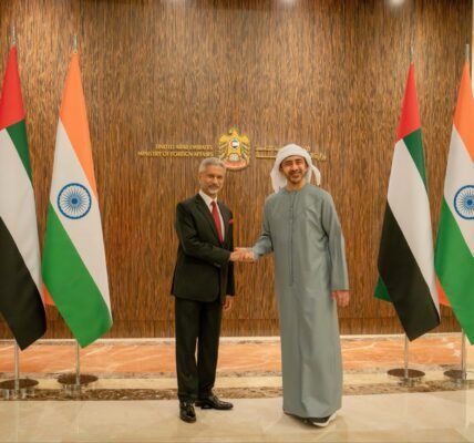 EAM Dr. Jaishankar held discussions with the Deputy Prime Minister and Foreign Minister of the UAE regarding the regional situation.