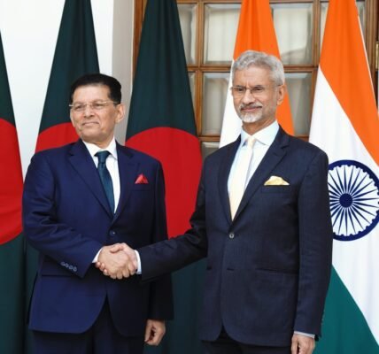 EAM Dr. S. Jaishankar met with Bangladesh's Foreign Minister Khalilur Rahman.