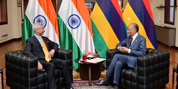 EAM S. Jaishankar met with Mauritius Prime Minister Navinchandra Ramgoolam.