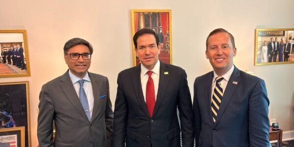 Foreign Secretary Vikram Misri met with US Secretary of State Marco Rubio.
