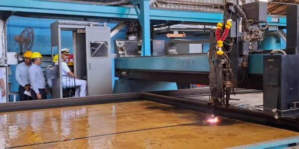 Foundation Stone Laying Ceremony for the Construction of FPV-4 and Plate Cutting Ceremony for FPV-7 for the Indian Coast Guard Concluded.