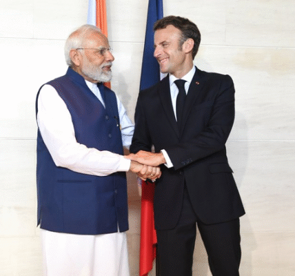 French President Emmanuel Macron spoke with Prime Minister Narendra Modi over the phone.