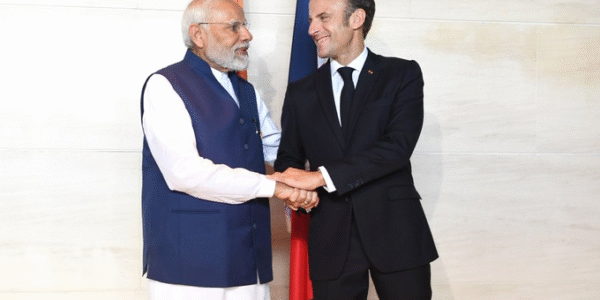 French President Emmanuel Macron spoke with Prime Minister Narendra Modi over the phone.