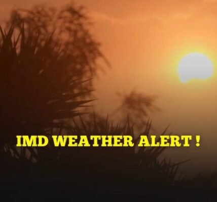 IMD forecast the possibility of a heatwave today in Rajasthan, Uttar Pradesh, Madhya Pradesh, Vidarbha, Chhattisgarh, and Jharkhand.