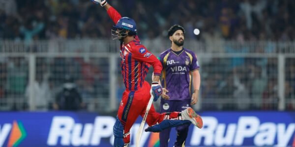 IPL Lucknow Super Giants defeat Kolkata Knight Riders by 3 wickets in a thrilling match.