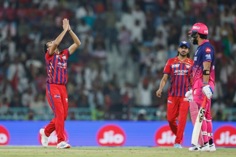 आईपीएल क्रिकेट में राजस्थान रॉयल्स ने लखनऊ सुपर जायंट्स को 40 रन से हराया