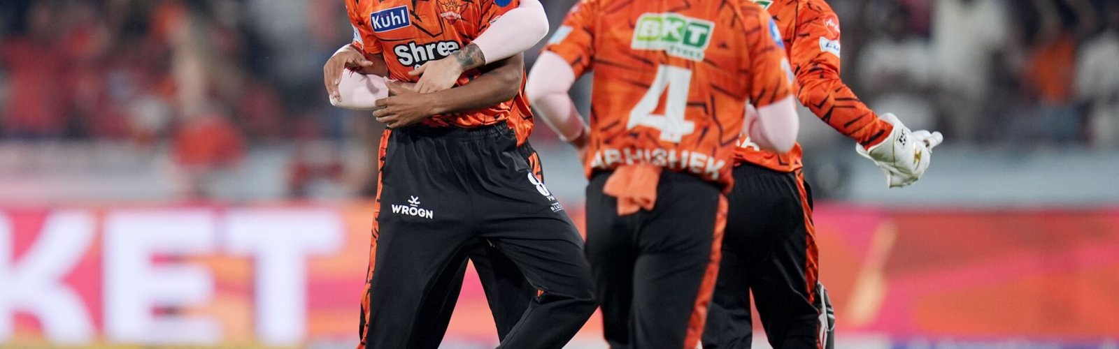 In the IPL, Sunrisers Hyderabad defeated Rajasthan Royals by 57 runs.