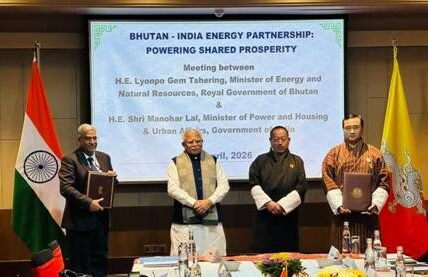 India and Bhutan have signed the tariff rate rules and the accounting system for reactive power exchange regarding the Punatsangchhu-II Hydropower Project.