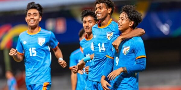 India secured a spot in the final of the SAFF Under-20 Football Championship by defeating Bhutan 5-0.