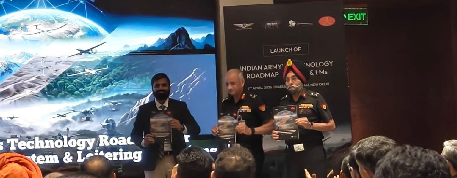 Indian Army today unveiled a technology roadmap for Unmanned Aerial Systems and Loitering Munitions