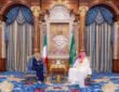 Italian Prime Minister Giorgia Meloni met with Saudi Crown Prince Mohammed bin Salman.