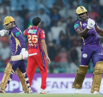 Kolkata Knight Riders defeated the Lucknow Super Giants in a thrilling Super Over.