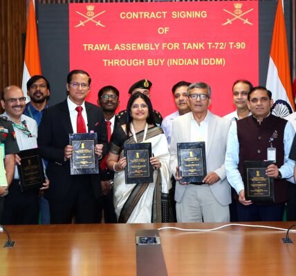 Ministry of Defence has signed a contract worth ₹975 crore for Troll Assemblies for T-72T-90 tanks to enhance the Indian Army mine-breaching capabilities