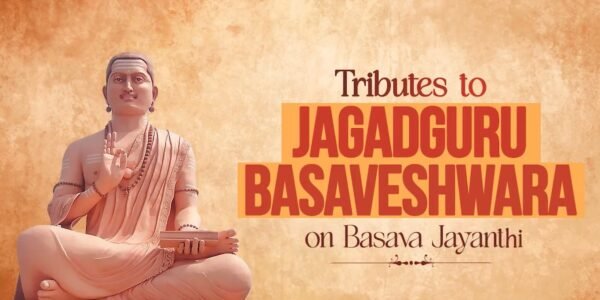 PM Narendra Modi paid tribute to Jagadguru Basaveshwara on Basava Jayanti.