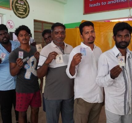 Peaceful voting continues for Assembly elections in Assam, Kerala, and Puducherry.