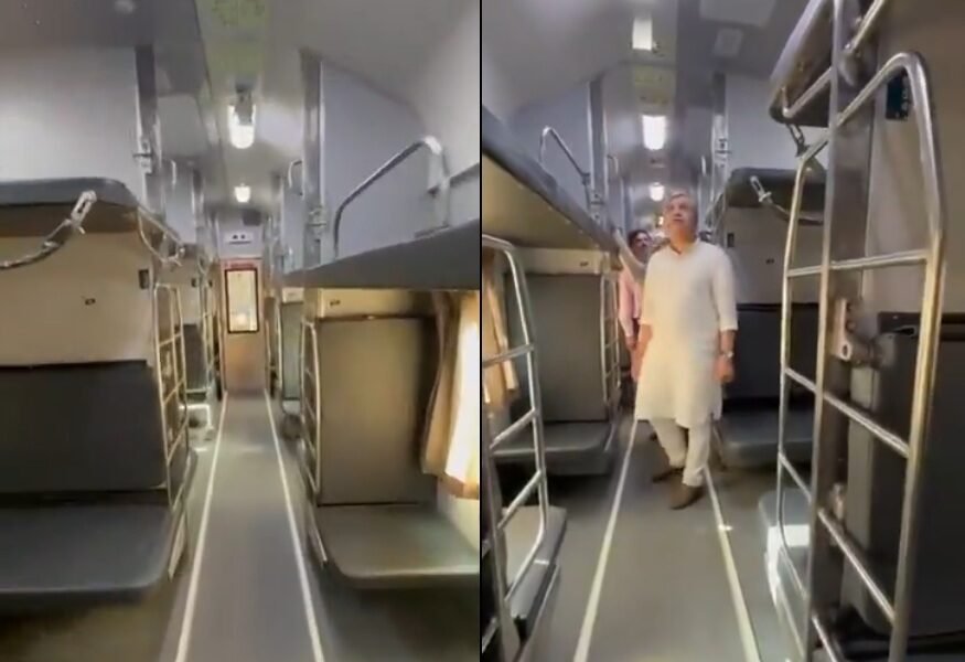 Railway Minister inspected the coaches of the next-generation Amrit Bharat trains at New Delhi Railway Station