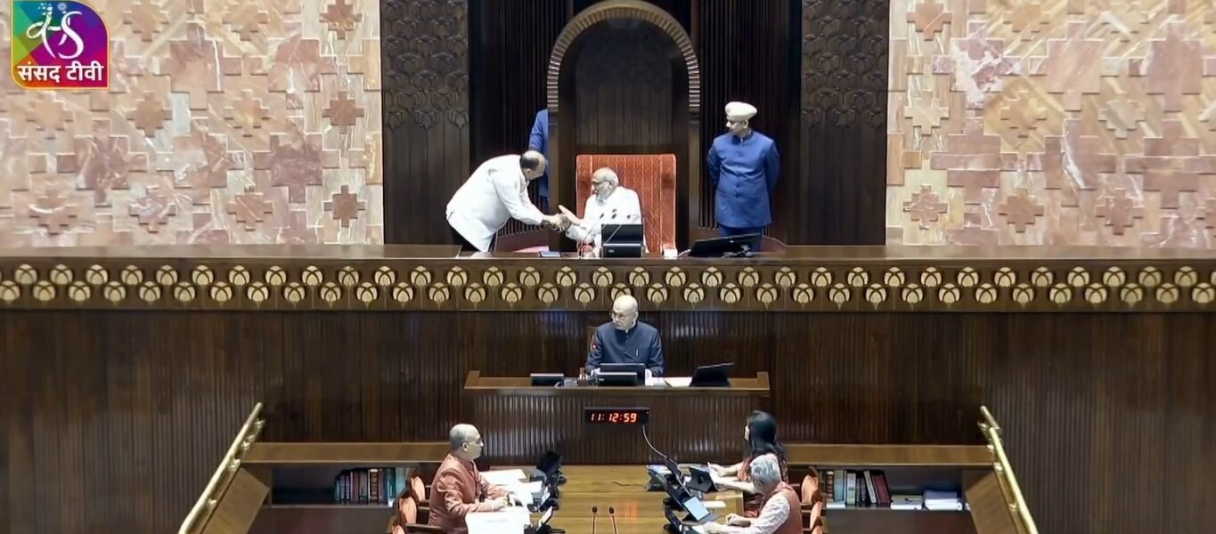 Rajya Sabha Chairman C.P. Radhakrishnan administered the oath to the newly elected and re-elected members.