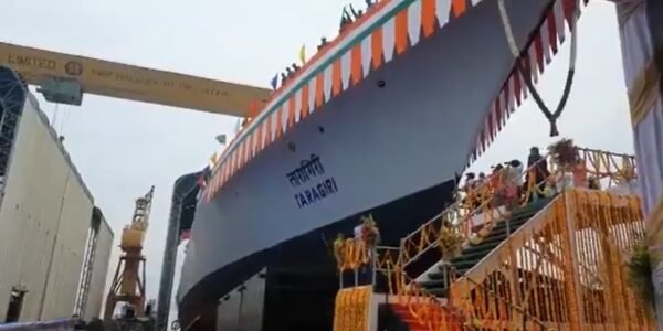 The Navy today inducted the state-of-the-art stealth frigate INS Taragiri into its fleet at the Naval Dockyard in Visakhapatnam.
