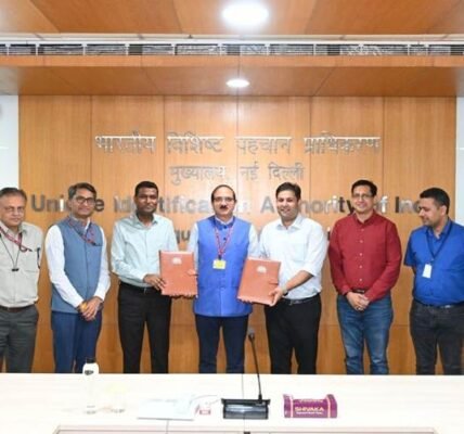 UIDAI partners with MapmyIndia to display authorized Aadhaar centers on the Mappls app.