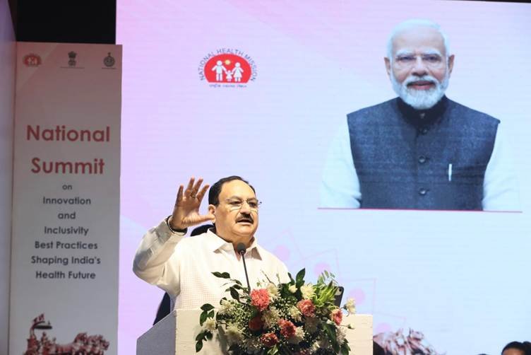 केंद्रीय स्वास्थ्य मंत्री जेपी नड्डा ने नवाचार और समावेशिता पर 10वें राष्ट्रीय स्वास्थ्य शिखर सम्मेलन का उद्घाटन किया