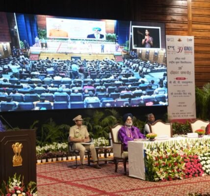Vice President C.P. Radhakrishnan addressed the 39th Convocation of the Indira Gandhi National Open University (IGNOU) in New Delhi.
