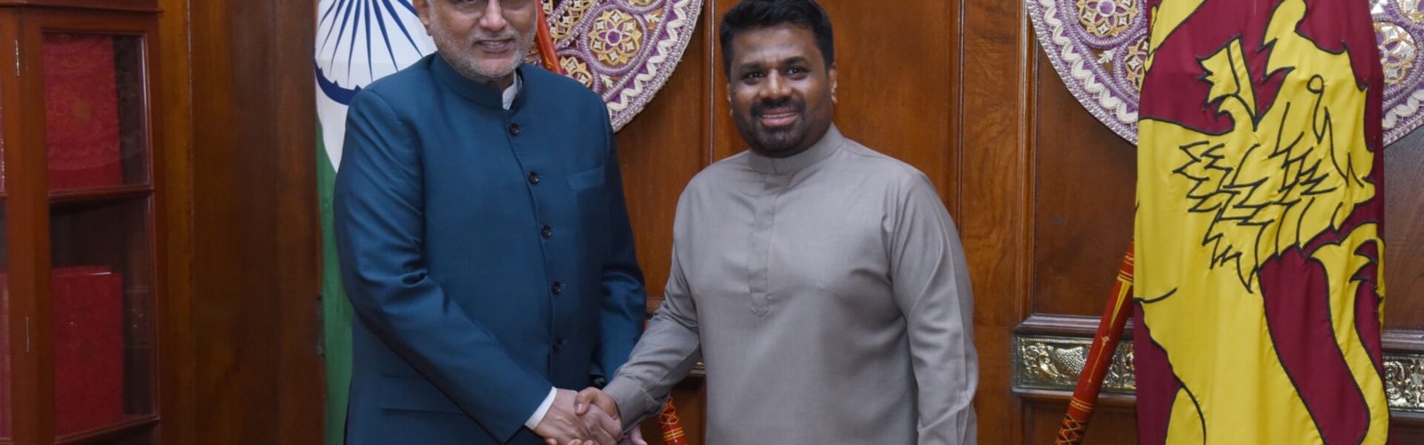 Vice President C.P. Radhakrishnan met with Lankan President Anura Kumara Dissanayake today.