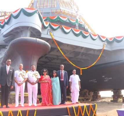 fourth ship of the Diving Support Craft project, DSC A 23 (Yard 328), has been inducted into the Navy