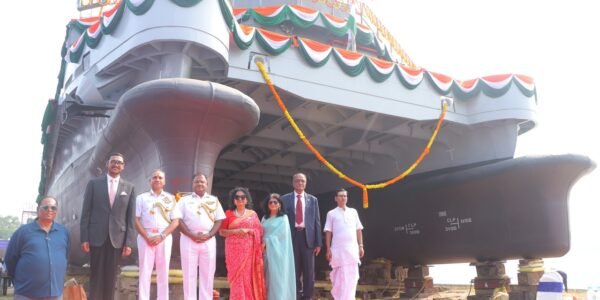 fourth ship of the Diving Support Craft project, DSC A 23 (Yard 328), has been inducted into the Navy