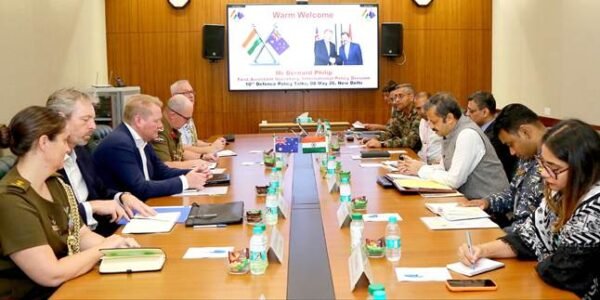 10th round of defense policy talks between India and Australia was held in New Delhi