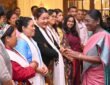 A group of artisans and weavers from the northeastern states met President Droupadi Murmu at Rashtrapati Bhavan today.