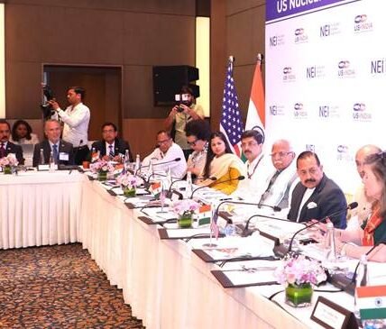 An American industry delegation discussed opportunities for private investment in India nuclear sector with Dr. Jitendra Singh.