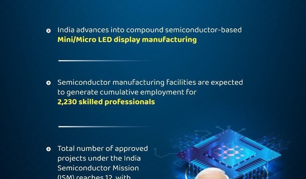 Cabinet approved two more semiconductor manufacturing units with a total investment of over ₹3,900 crore