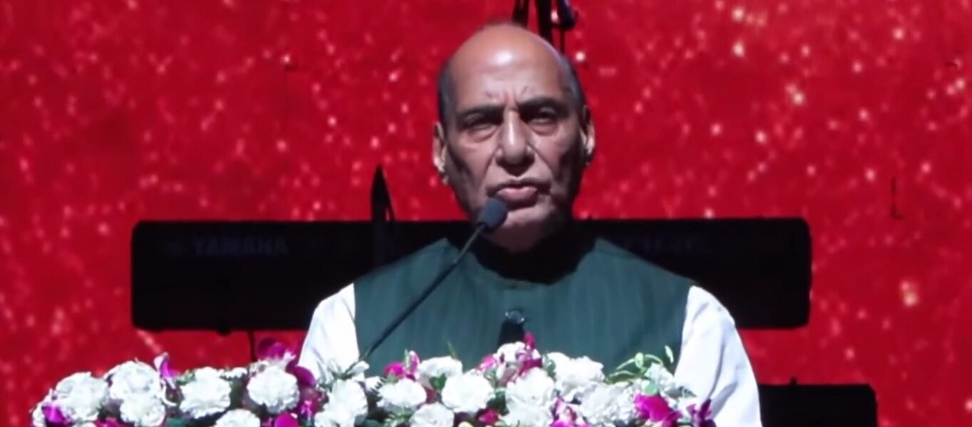 Defence Minister Rajnath Singh addressed the Shaurya event, organized in New Delhi